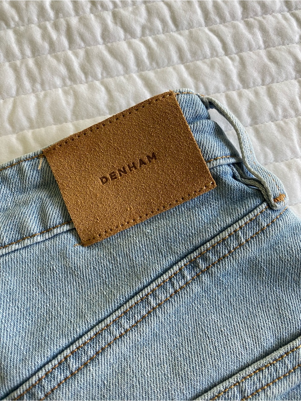 Denham Miku CSB Jeans Light Blue Wide Leg Jeans NWT - Picture 9 of 10